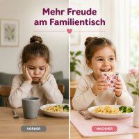 Kinder Trinkbecher 250ml Rosa Pink - Melamin ABC Becher Kinder