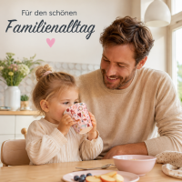 Kinder Trinkbecher 250ml Rosa Pink - Melamin ABC Becher Kinder