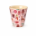 Melaminbecher für Kinder 7,5x7cm Rosa Pink kleiner Becher mit Motiv