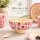 Kinderschüssel Melamin 7,5x15cm Rosa Pink ABC Schale für Snacks