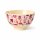 Kinderschüssel Melamin 300ml 11cm Rosa - kleine Schale mit ABC Motiv
