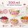 Kinderschüssel Melamin 300ml 11cm Rosa - kleine Schale mit ABC Motiv