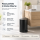 Treteimer Schwarz 5l Edelstahl Pedaleimer mit Softclose