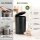 Treteimer Schwarz 5l Edelstahl Pedaleimer mit Softclose