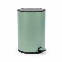 Treteimer 5l Grün - Mint Green Badmülleimer Edelstahl Softclose