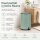 Treteimer 5l Grün - Mint Green Badmülleimer Edelstahl Softclose