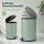 Treteimer 5l Grün - Mint Green Badmülleimer Edelstahl Softclose