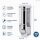 Nachfüllbarer Wand Seifenspender 380ml Silber silberfarben Bad