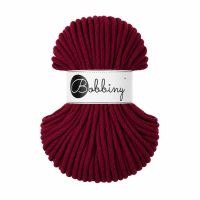 Baumwollkordel 5mm 50m Rot - Red Velvet Kordelgarn...