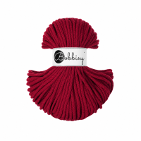 Baumwollkordel 5mm 50m Rot - Red Velvet Kordelgarn...