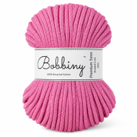 Baumwollkordel 5mm 100m Rosa - Bubblegum Pink für...