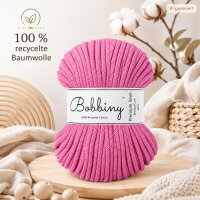 Baumwollkordel 5mm 100m Rosa - Bubblegum Pink für Körbe und Taschen