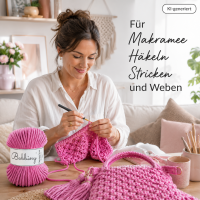 Baumwollkordel 5mm 100m Rosa - Bubblegum Pink für Körbe und Taschen