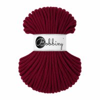 Baumwollkordel 5mm 100m Rot - Red Velvet Makramee Kordel...