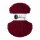 Baumwollkordel 5mm 100m Rot - Red Velvet Makramee Kordel geflochten