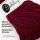 Baumwollkordel 5mm 100m Rot - Red Velvet Makramee Kordel geflochten
