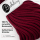 Baumwollkordel 5mm 100m Rot - Red Velvet Makramee Kordel geflochten