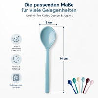 OUTLET - RESTPOSTEN - 5 er Rice Teelöffel-Set Urban