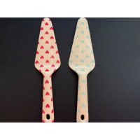 OUTLET - RESTPOSTEN - Rice Melamin Tortenheber - Herz Print 2er-SET