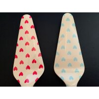 OUTLET - RESTPOSTEN - Rice Melamin Tortenheber - Herz Print 2er-SET
