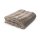 Kuscheldecke 150x200 Grau Taupe - Fleecedecke Fellimitat Sofa