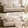 Kuscheldecke 150x200 cm Natur Creme - Fellimitat Fleece Wohndecke