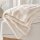 Kuscheldecke 150x200 cm Natur Creme - Fellimitat Fleece Wohndecke