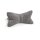 Leseknochen anthrazit 42x22cm Grau - Flauschcord Nackenkissen