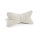 Leseknochen Kissen 42x22cm Beige Creme Flauschcord zum Anlehnen