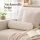 Nackenrolle 15x40cm Beige Creme Zierrolle Cordoptik für Bett Sofa