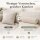 Nackenrolle 15x40cm Beige Creme Zierrolle Cordoptik für Bett Sofa