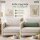 Nackenrolle 40x15 cm Grün Salbei Cordkissen Rolle für Sofa und Bett
