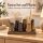 Vasen Arrangement 18,5x7x9cm Braun Gold Steingut auf Platte Sideboard