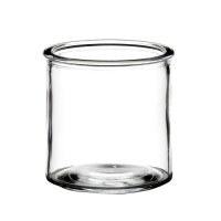 Glasgefäß rund 10x10cm Transparent klar Glas...