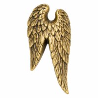 Kerzenpin Engelsflügel 4,5x2xH7cm Gold antikgold für Kerzendeko