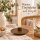 Kerzenhalter Eisen 13cm Braun dunkelbraun rund beidseitig Tischdeko