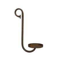 Kerzenhalter Eisen 16x8,5xH25cm Braun dunkelbraun zum...