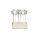 Stern am Stab, farblich sortiert, Eisen, 6,5 x 0,5 x H 6,5 cm + 20 cm Stab