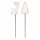 Hirsch + Baum am Stab sortiert, Eisen, 5 x 0,2 x H 7,5 cm / 5 x 0,5 x H 8 cm + 20 cm Stab
