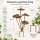Pilz Gartenstecker rost 22x20xH29cm Braun Eisen Pilzgruppe zum Stecken