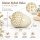 Deko Eichel Porzellan 7x6,5xH5,5cm Creme Elfenbein Regaldeko Herbst