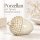 Deko Eichel Porzellan 7x6,5xH5,5cm Creme Elfenbein Regaldeko Herbst
