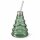 Trinkbecher Weihnachtsbaum 290ml Grün Glasbecher mit Deckel