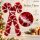 Dekoanhänger Zuckerstange 3x26,5cm Rot Weiß Kunststoff Hängedeko