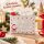 Filz Umschlag Weihnachten 19x13cm Grau Hellgrau - Polyester Tasche