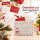 Filz Umschlag Weihnachten 19x13cm Grau Hellgrau - Polyester Tasche