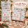 Weihnachtsbingo 12x18cm Grau - Papier Spielset für Heiligabend