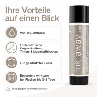 Ink Away Fleckentferner für Kugelschreiber-, Tinten- und Lippenstitflecken