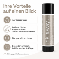 Ink Away Fleckentferner für Kugelschreiber-, Tinten- und Lippenstitflecken