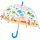 Transparenter Kinderschirm 70,5x69,2cm Transparent Blau POE Unterwasser